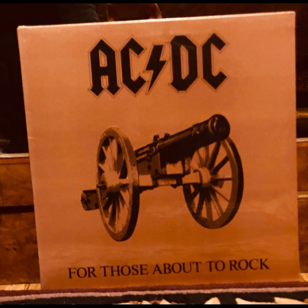 AC/DC Pristine orig sealed vinyl album 1981 Atlantic.  “For Those About to Rock”